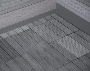 Finnhaus Wolff WPC-Fußboden für Gartenhaus WPC-Trend C
