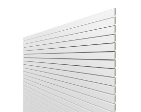 TraumGarten Sichtschutzzaun SYSTEM RHOMBUS Weiß - Metallzaun - 180 x 180 cm