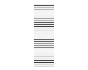 TraumGarten Sichtschutzzaun SYSTEM RHOMBUS Weiß - Metallzaun - 60 x 180 cm