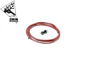 Karibu Kabel C: Silikonkabel vom Stromanschluss zur Saunaleuchte - 3-adrig - 1,5qmm