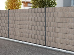 Deutsche Zauntechnik Wind- & Sichtschutzstreifen BLICKDICHT bastline - bronze