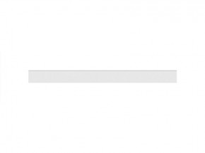 TraumGarten Sichtschutzzaun SYSTEM ALU PLUS Weiß Einzelprofil - Metallzaun - 178 x 2 x 15 cm