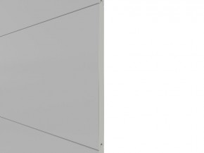 TraumGarten Sichtschutzzaun SYSTEM ALU XL Silber - Metallzaun - 178 x 184 cm