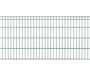 Deutsche Zauntechnik Doppelstabmattenzaun Komplettset MICHL - moosgrün - 2x0,8m
