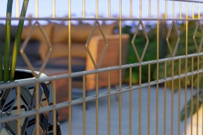 Deutsche Zauntechnik Schmuckzaun Komplettset Residenz standard MALAGA - anthrazit - 2x0,8m