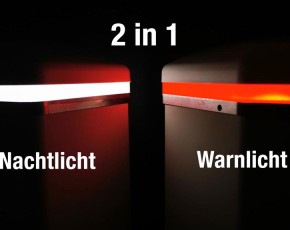 Deutsche Zauntechnik Zaunbeleuchtung LED-Pfostenkappe Blinklicht für Toranlage - anthrazit - 10 x 10 cm