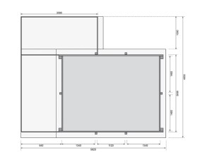 SPARSET: Karibu Holzpool Rechteck 2 inkl. Terrasse B + Filterpaket
