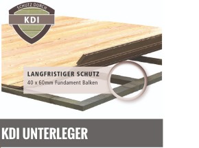 Karibu Holz Verkaufshaus 2 - 19mm Elementhaus - Satteldach - natur