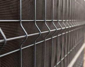 Deutsche Zauntechnik Lärmschutzpaneel eco-Set - anthrazit - 2x 251 x 100 cm