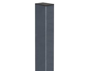 Deutsche Zauntechnik Lärmschutzpaneel eco-Set - anthrazit - 2x 251 x 100 cm