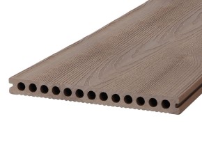 TraumGarten Terrassendiele DREAMDECK WPC PLUS XL Braun - 300 x 24 x 2,3 cm