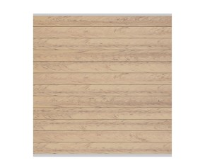TraumGarten Sichtschutzzaun Komplettset SYSTEM WPC CLASSIC Sand/Silber - WPC-Zaun - zum Aufschrauben - 1,8 x 7,2 m