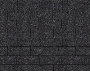 Karibu Dachschindeln für Gartenhaus - Bitumenschindeln - Rechteck - schwarz - 3m²