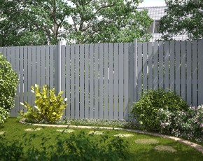 TraumGarten Sichtschutzzaun SQUADRA Silber Rechteck - Metallzaun - 180 x 180 cm
