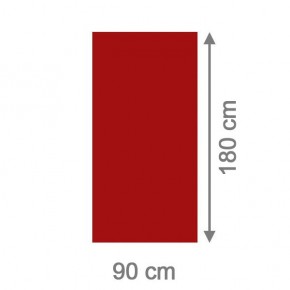 TraumGarten Sichtschutzzaun SYSTEM BOARD Rot Rechteck - 90 x 180