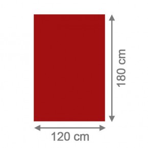 TraumGarten Sichtschutzzaun SYSTEM BOARD Rot Rechteck - 120 x 180