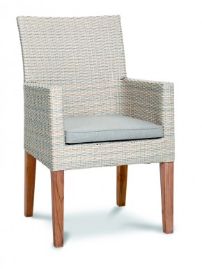 Best Korbsessel Alicante, Farbe: Teakholz-alabaster