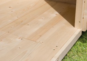 Woodfeeling Fußboden für Sockelmaß 2,38 x 2,13 m - naturbelassen