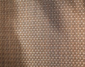 TraumGarten Sichtschutzzaun WEAVE LÜX Bronze Anschluss - Textil-Geflecht - 88 x 178 auf 88 cm