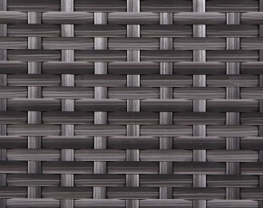 TraumGarten Sichtschutzzaun WEAVE Anthrazit Rechteck - Polyrattan-Zaun - 88 x 88 cm