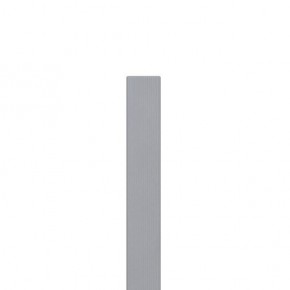TraumGarten Zaunpfosten WPC Grau mit Metallkern - 8,4 x 8,4 x 100 cm