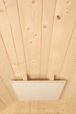 Finnhaus Wolff Campingfass 446 2-Raum - Bausatz - inkl. schwarze Dachschindeln
