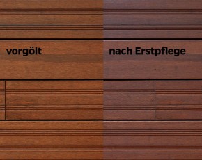 aMbooo Bambus Terrassendiele Select - Coffee - 220 x 14 x 2 cm