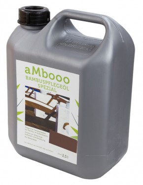 aMbooo Terrassendielen Bambus Pflegeöl 2,5 ltr. Farbe Espresso 