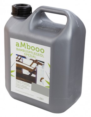 aMbooo Terrassendielen Bambus Pflegeöl 2,5 ltr.   Farbe Granit Grey 