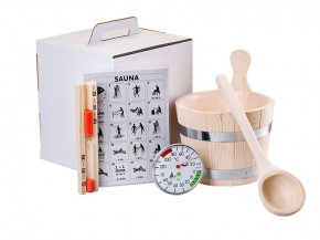 Eliga Sauna Zubehör Set Standard - 5-teilig